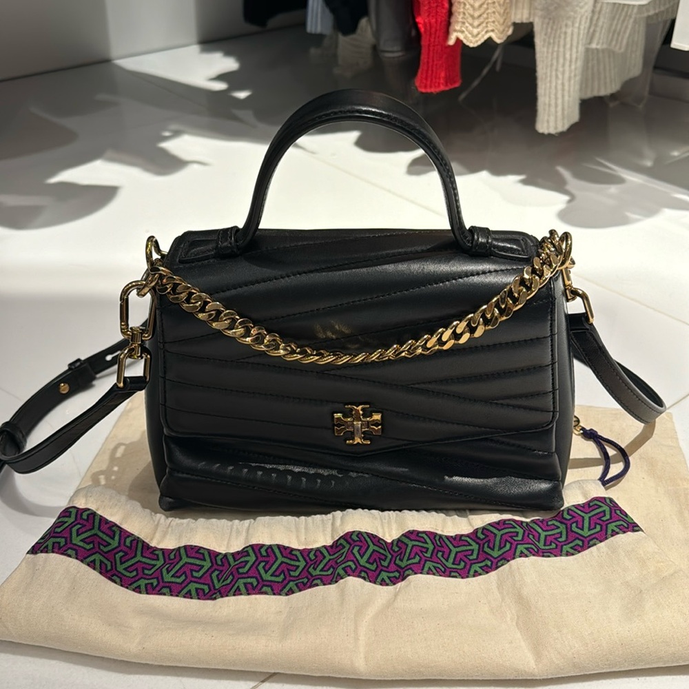 Tory Burch chevron top handle crossbody bag